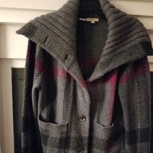 BURBERRY Wool Coat,  Sz L